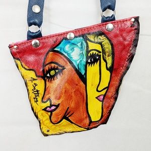 A. BOTTANY Handmade leather crossbody Purse NWOT